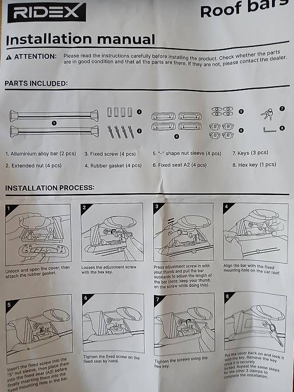 Dachträger: Auto-Dachträger Universal Ridex – Neu und originalverpackt aus Laupen BE von Migesius 1