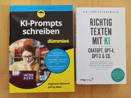 2 Fachbücher KI-Prompts und Texte schreiben mit ChatGPT