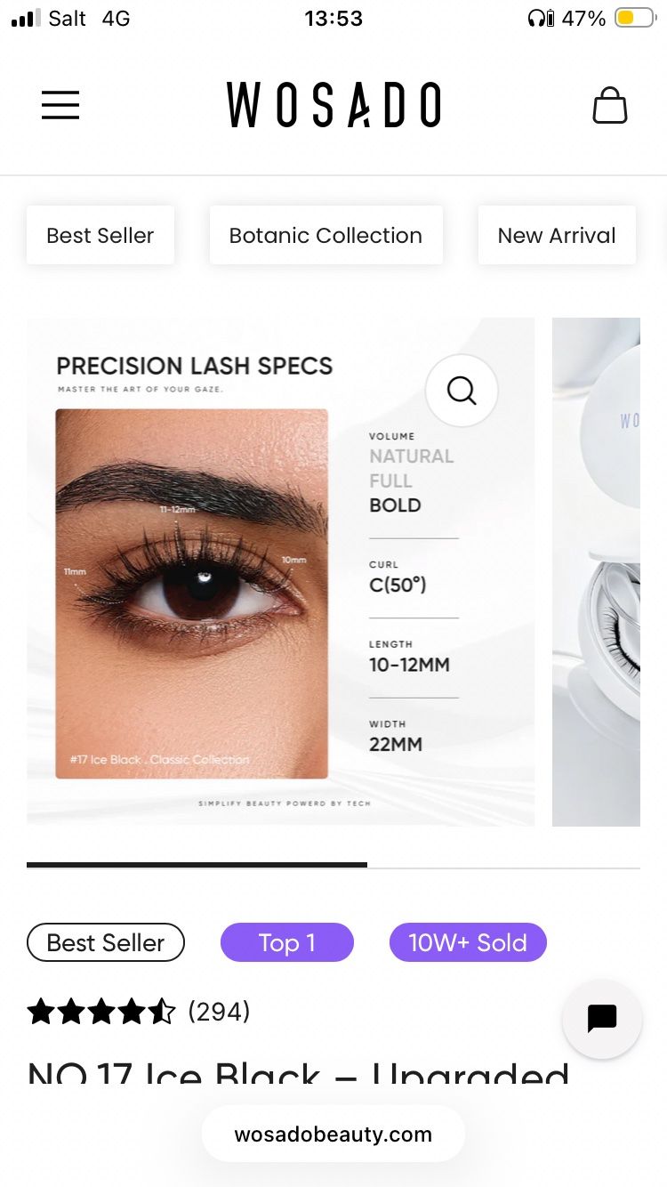 Maquillage: Magnetische Wimpern von Wosado – D'occasion à Zürich par MoanaK 3