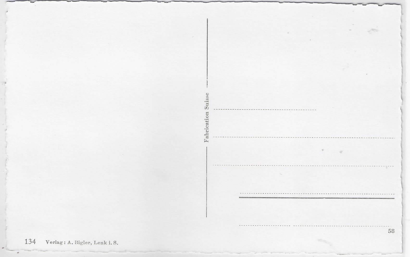 Cartoline postali: Lenk i.S. - Fluhsee – Antico da Ettingen venduto da Kartenplanet 1