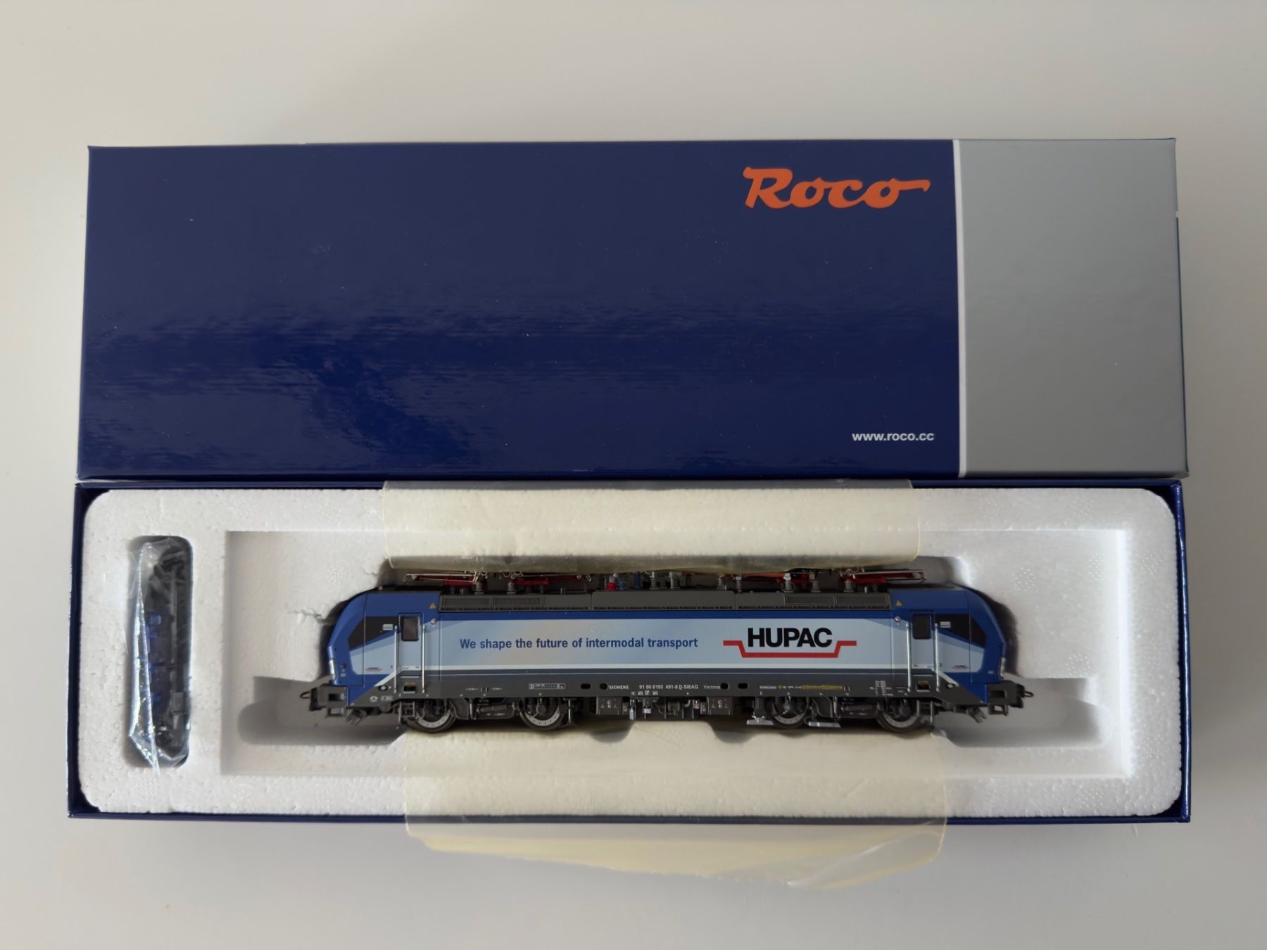 Roco Modelleisenbahnen: ROCO 71914 Br 193 Hupac (SBB, BLS...) DC – Neu und originalverpackt aus Yverdon-les-Bains von ele_z7jf