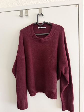 Zara Pullover Burgundy Gr. L