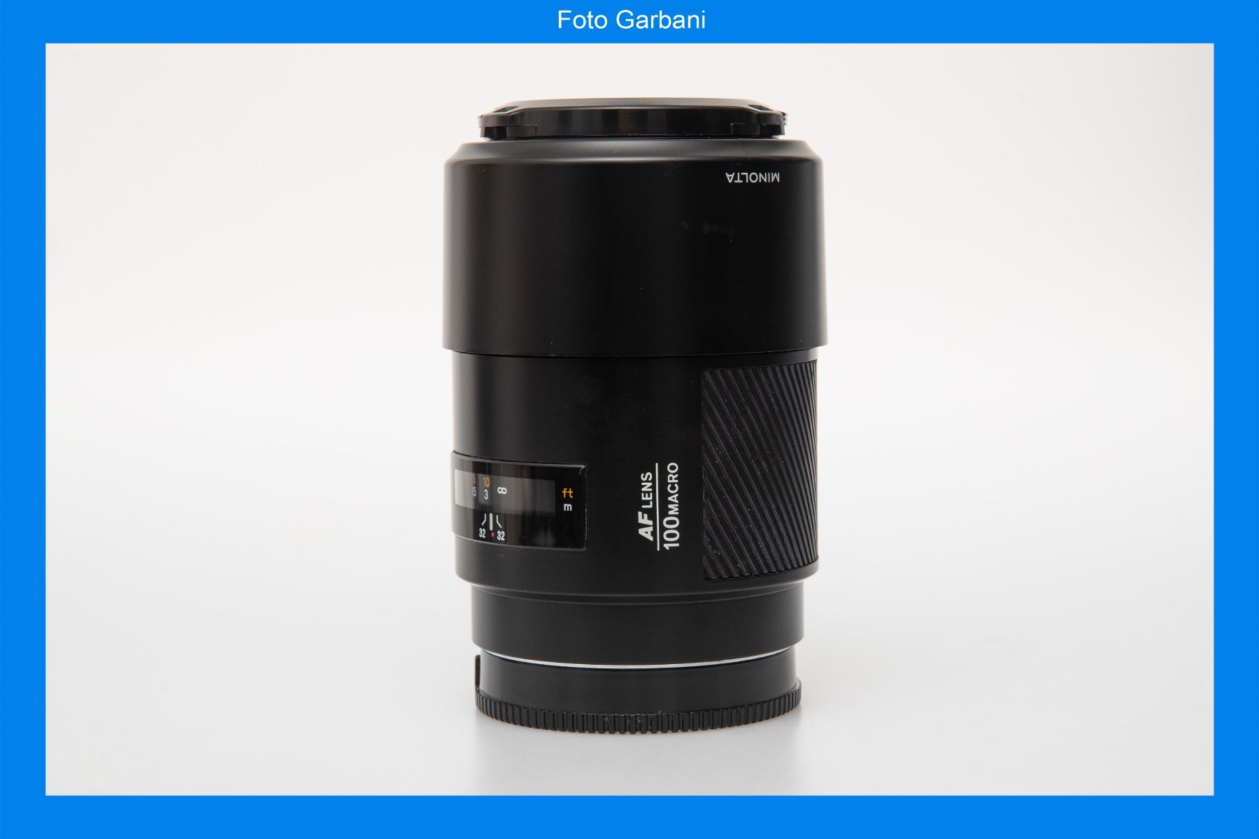 Minolta Obiettivi: Minolta AF macro 100mm f2.8 – Usato da Muralto venduto da FotoGarbani