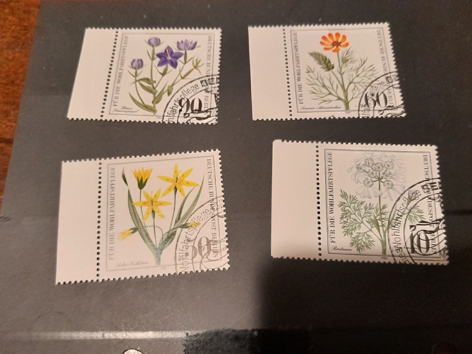 Tutti i francobolli: Berlin 1980 fleurs – Usato da Marly venduto da globetrotter1723