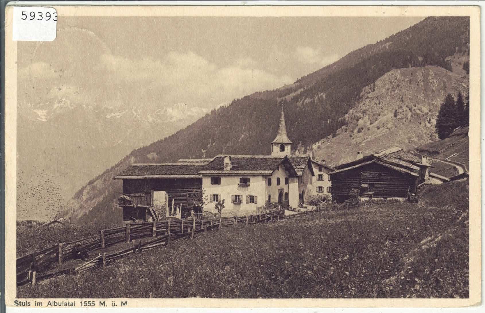 Cartoline postali: Stuls im Albulatal – Usato da Ettingen venduto da Kartenplanet