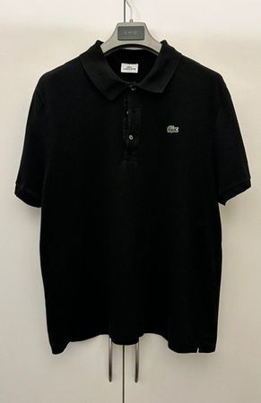 Lacoste Poloshirt in L bis XL - Slim Fit - Schwarz