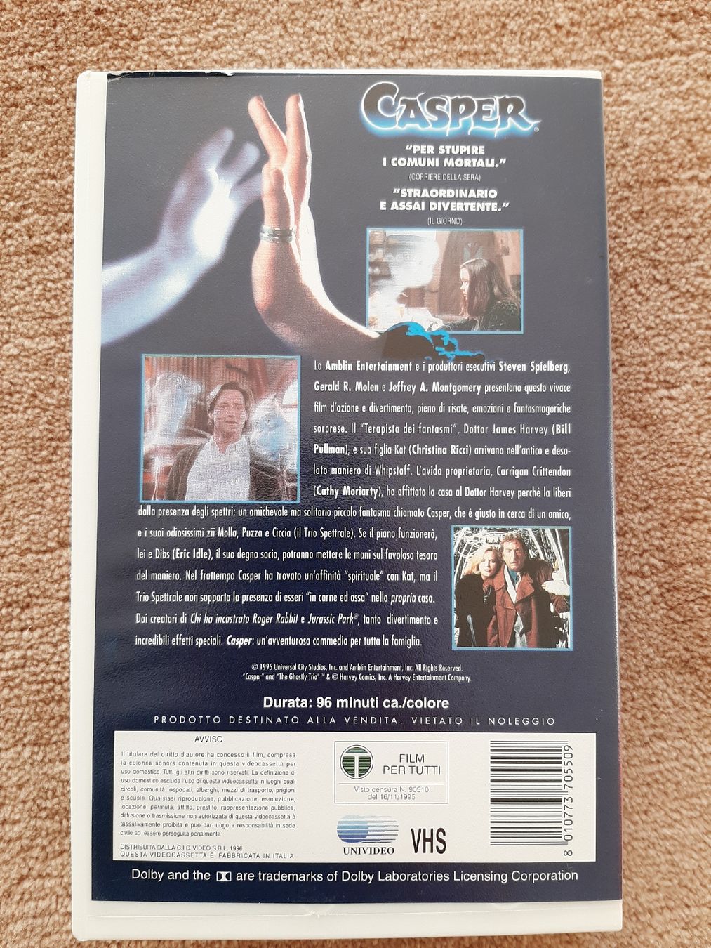 Tutti i VHS: Casper VHS – Usato da Wittenbach venduto da lukelu 1