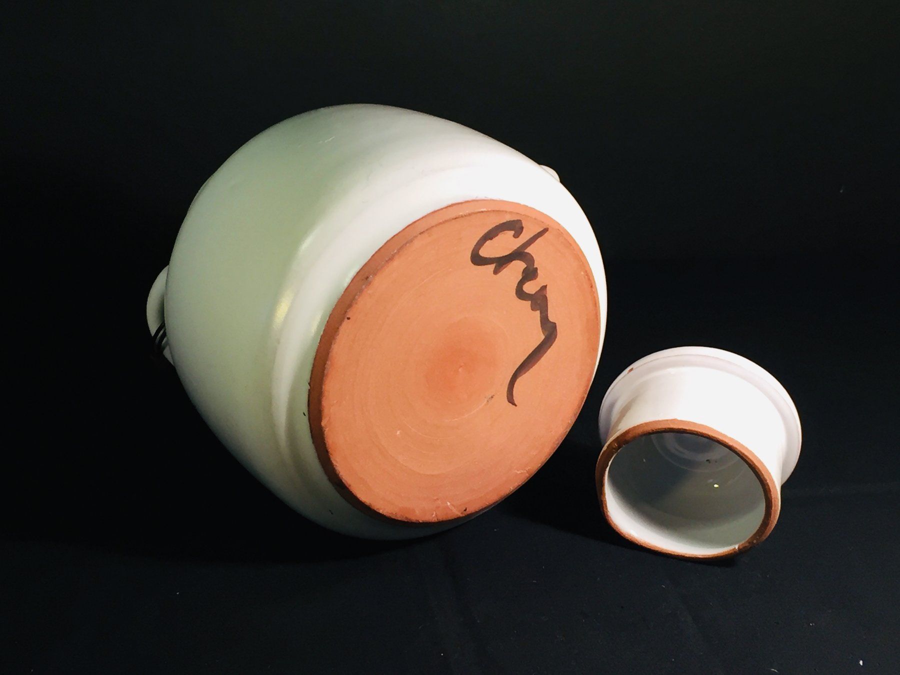 Teekannen: Keramik Teekanne / Krug / Tea Pot – Gebraucht aus Schaffhausen von vintageville 6