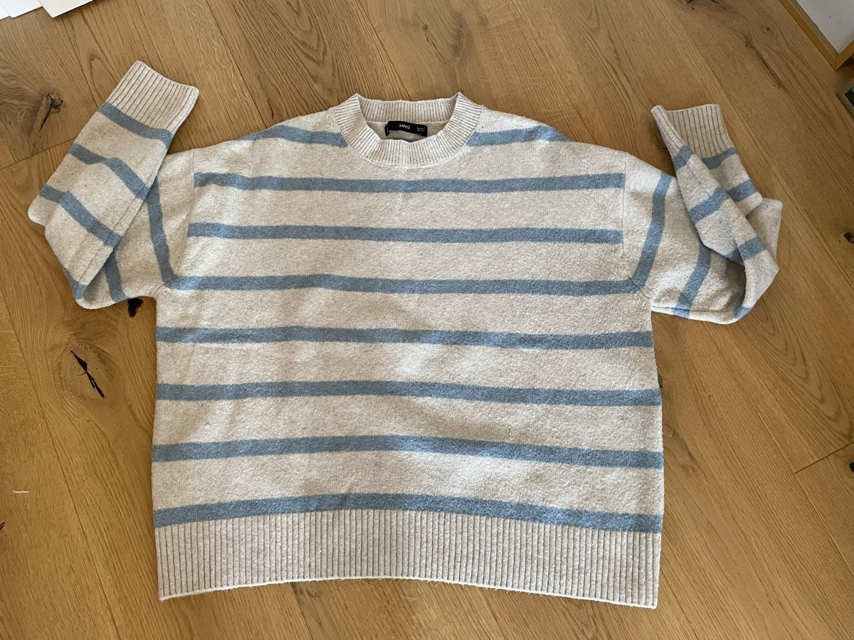Mango Maglioni & Felpe: Pull Mango beige-bleu – Usato da Sugiez venduto da Becool18
