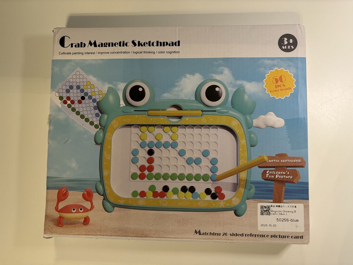 Giocattoli: Magnettafel Krabbe 50 Stueck Beads – Usato da Bülach venduto da Karuna 1