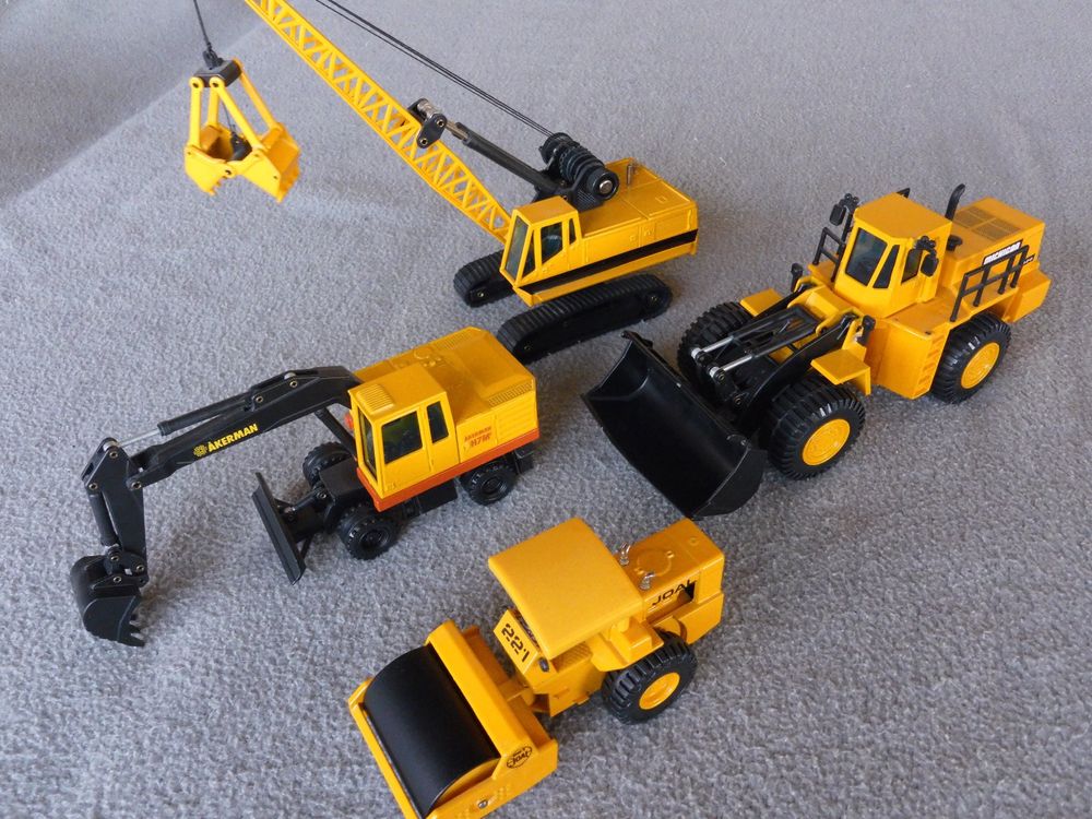 Tractopelle Joal Caterpillar 918f - Véhicule Chantier Miniature D'occasion