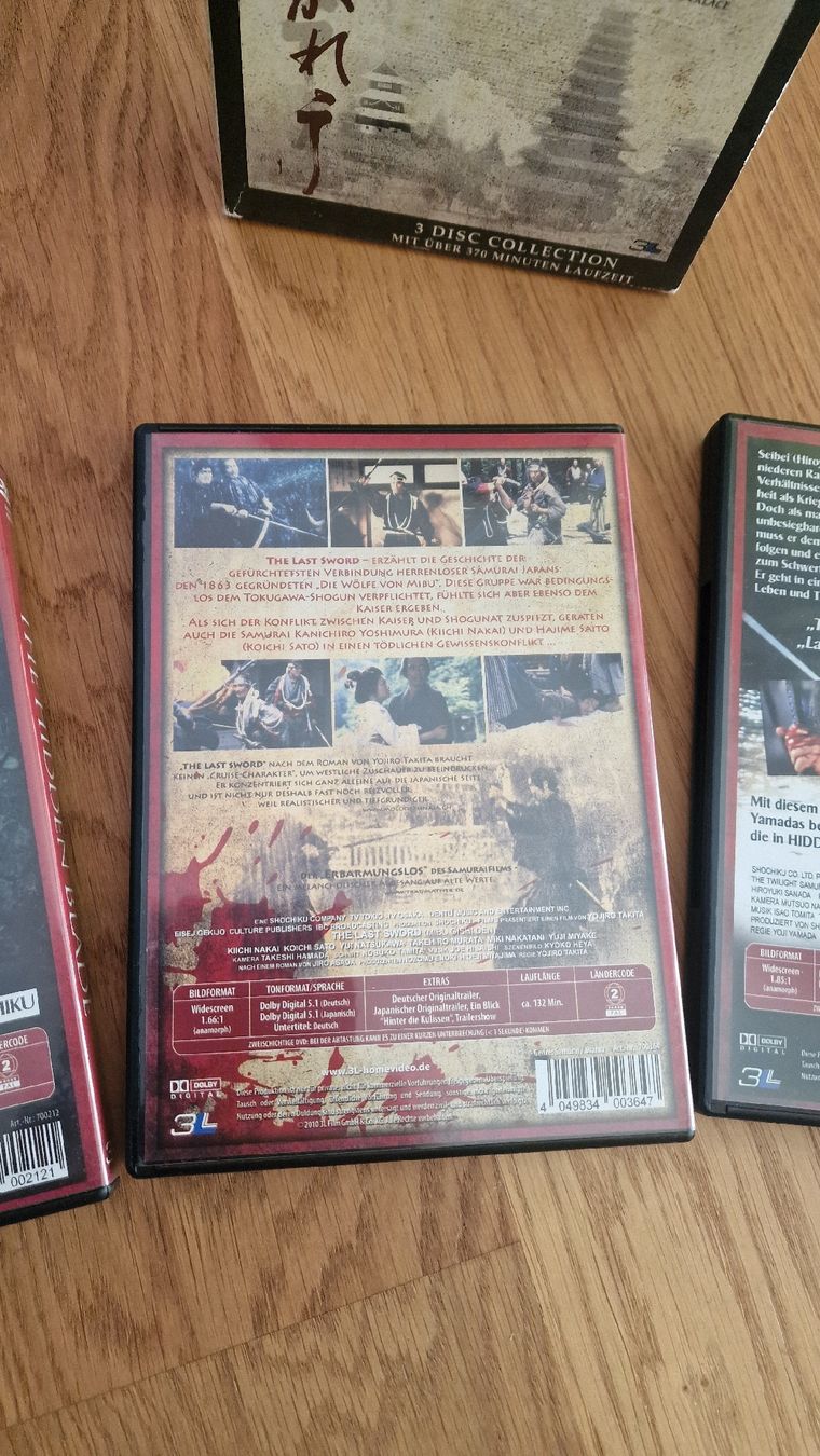 Tutti i DVDs: Samurai Legends 3 Disc Collection DVD Box Set Rare Sammlung  – Usato da Urtenen-Schönbühl venduto da Saints67 7