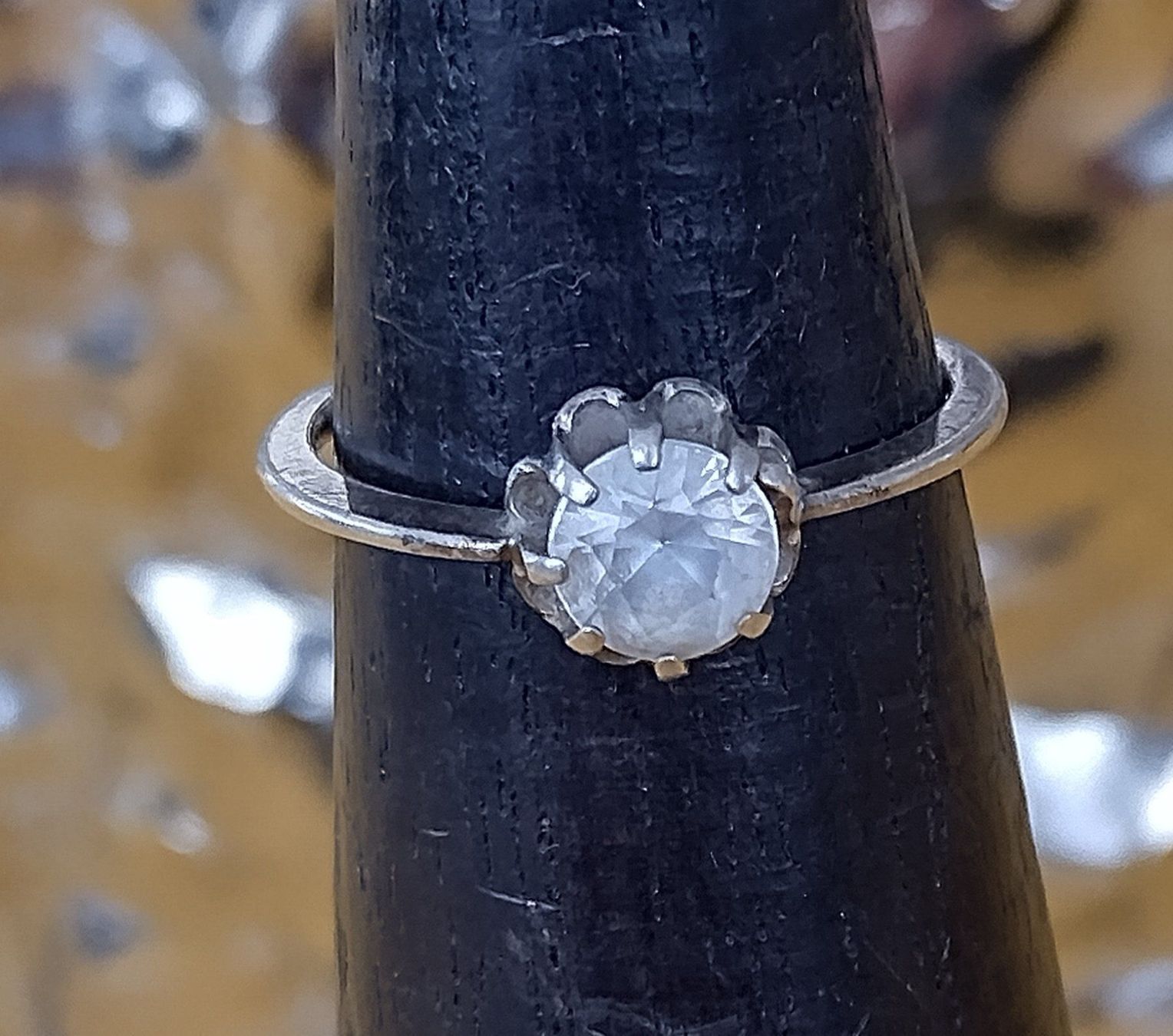 Anelli: SOLITÄR VINTAGE RING IN 925 SILBER – Usato da Romanshorn venduto da BoutiqueA 1