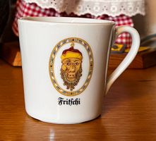 2 Tasse mit Bruder Fritschi, Zunft zu Safran