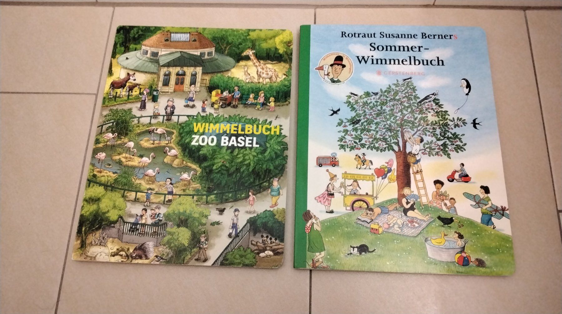 Libri: SOMMER WIMMELBUCH / ZOO  BASEL  WIMMELBUCH – Usato da Steinhausen venduto da pinu09