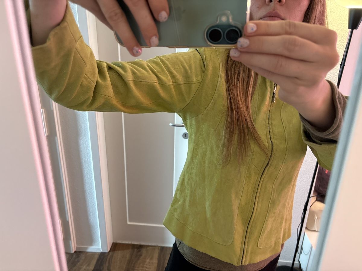 Giacche: Lederjacke Grün Y2K Vintage – Usato da Bern venduto da LoveVintageY2K 7