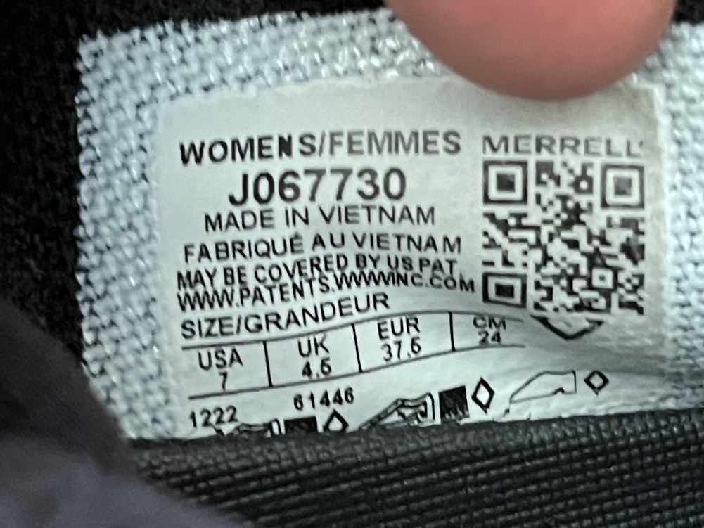 Merrell Scarpe da uomo: Merrell Wander-/Trekkingschuhe Grösse 37.5 schwarz/orange – Nuovo (secondo la descrizione) da Ittigen venduto da franzis6 2