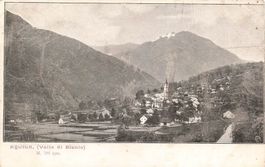 Aquila (TI) – Panorama del villaggio nella Valle di Blenio