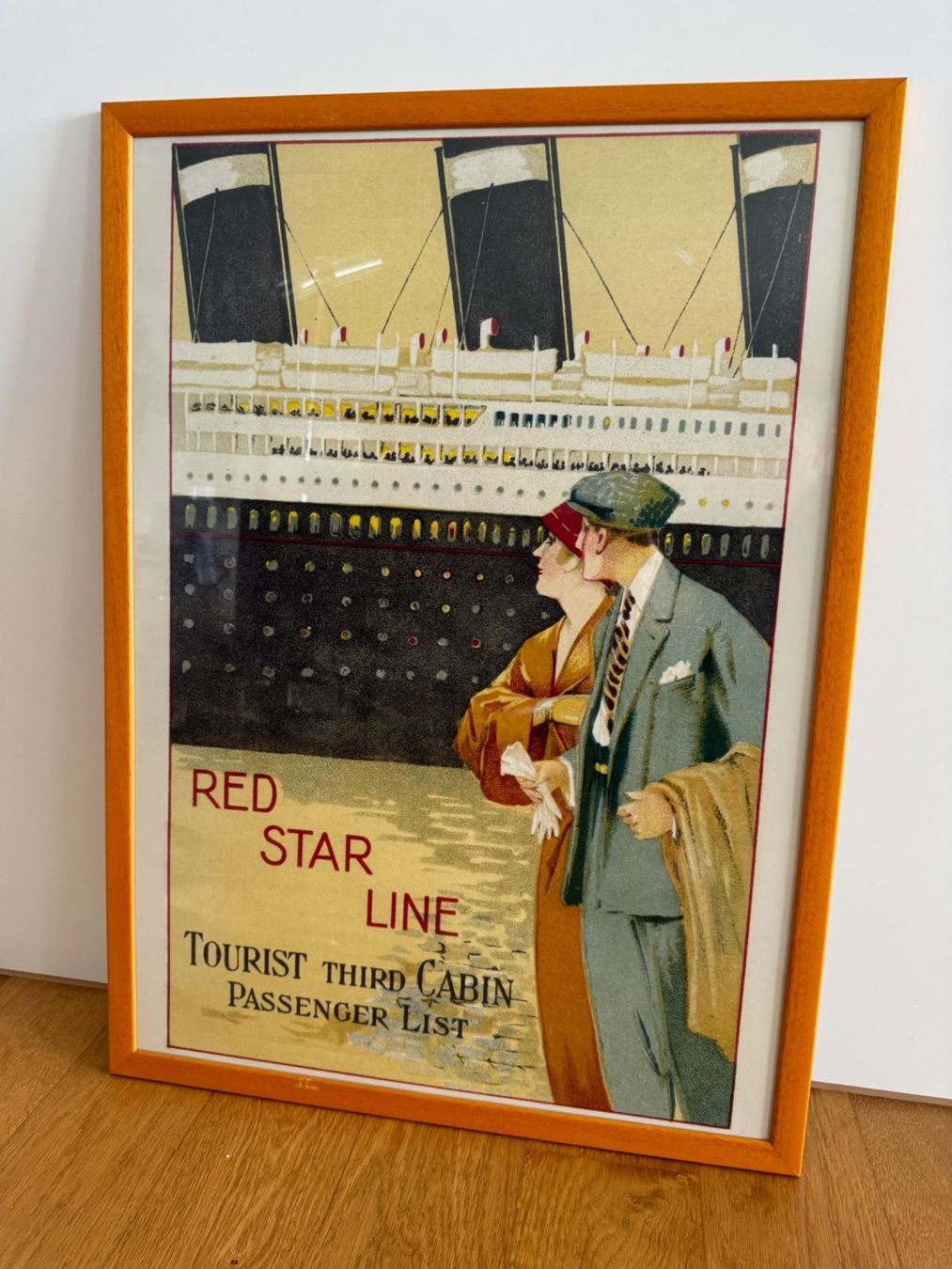 Foto & Immagini: Poster "Red Star Line", incl. Rahmen – Usato da Walchwil venduto da Likrilo 1