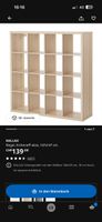 KALLAX Regal Eicheneff wlas 147x147 cm guter Zustand