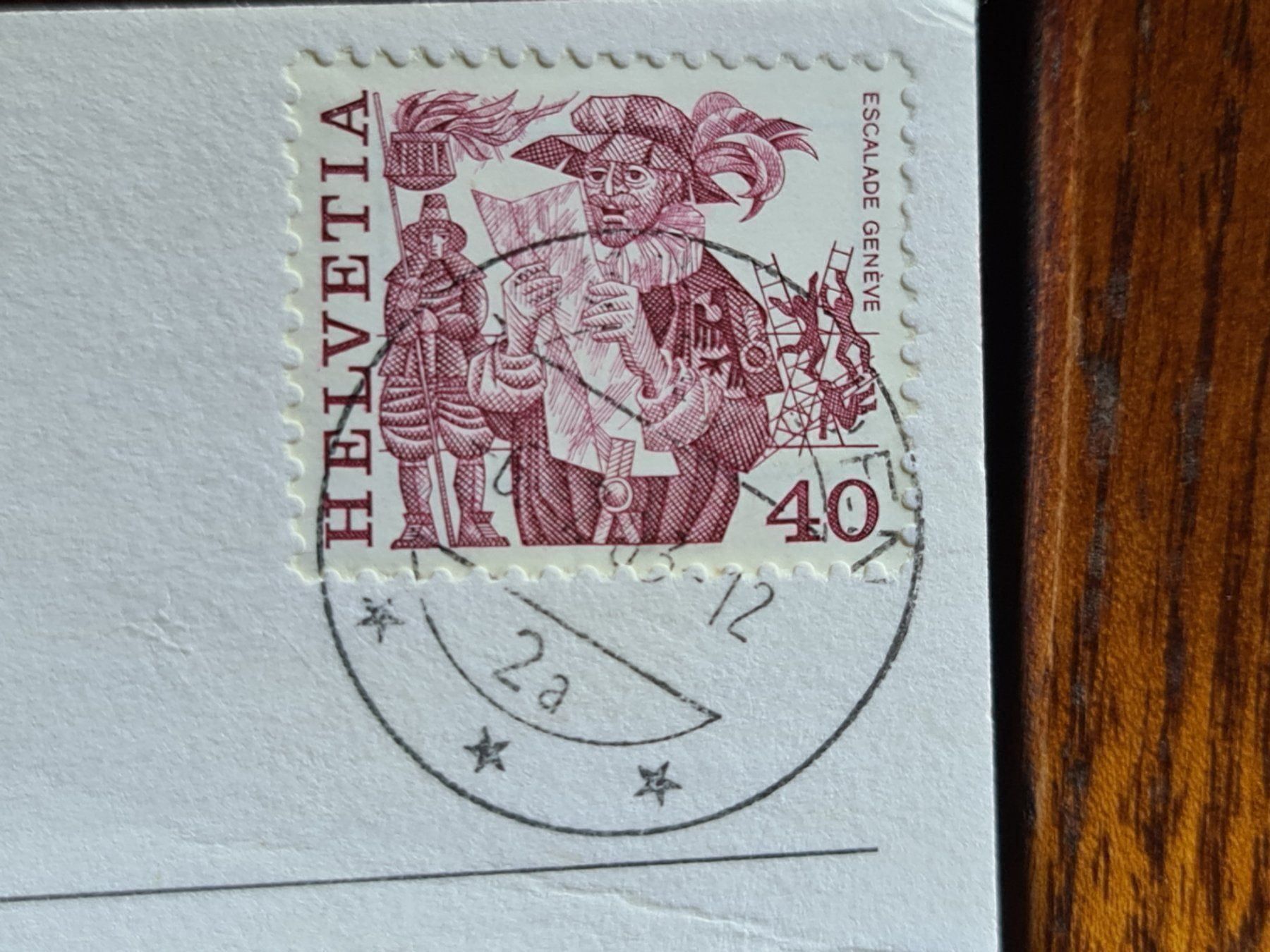 Cartoline postali: Ansichtskarte Inden 1983 – Usato da Dintikon venduto da Vexi 1