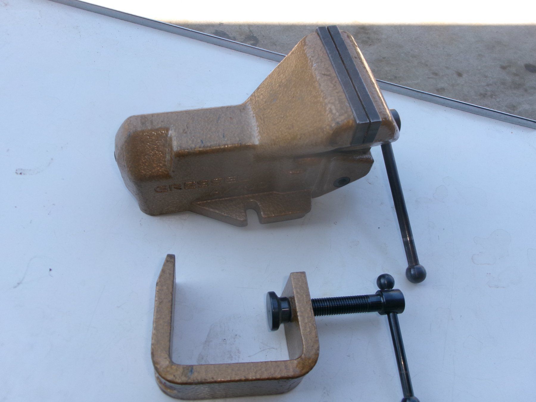 Gressel Tutti gli attrezzi: Schraubstock  -Gressel AX 100 - – Usato da Eschenbach SG venduto da GM-29