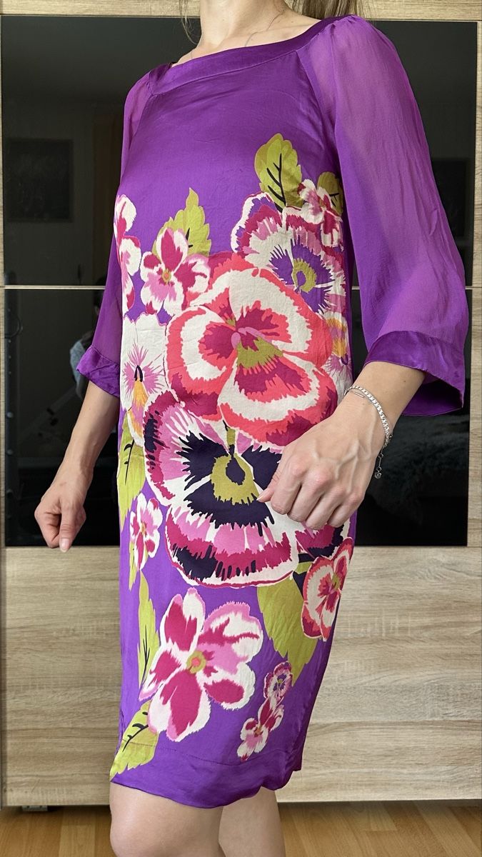 Robes: Robe imprimée florale Monsoon violette taille 36 – Neuf (Voir description) à Vuippens par ale_6gkb 5
