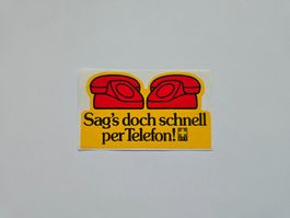 Alter PTT Sticker / Aufkleber