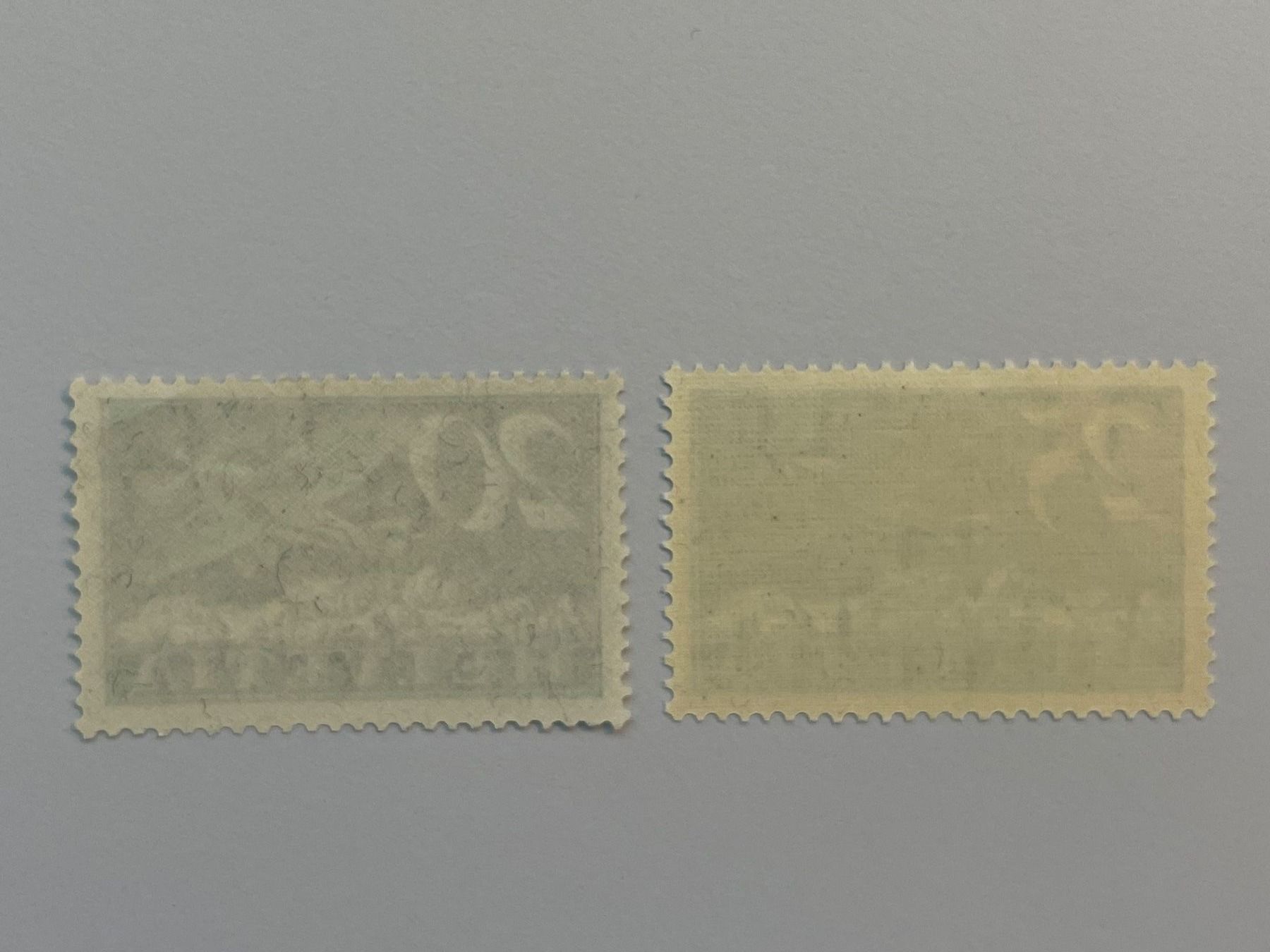 Tutti i francobolli: 1934, Flugpost, ZNr. 4z + 5z, postfrisch – Usato da Küssnacht am Rigi venduto da POSTOMASTER 1