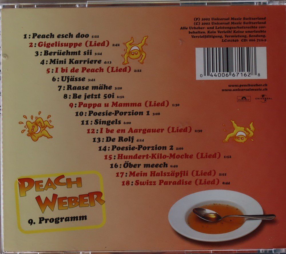 CDs: Peach Weber – Gigelisuppe – Gebraucht aus Luzern von CONTENTI 2