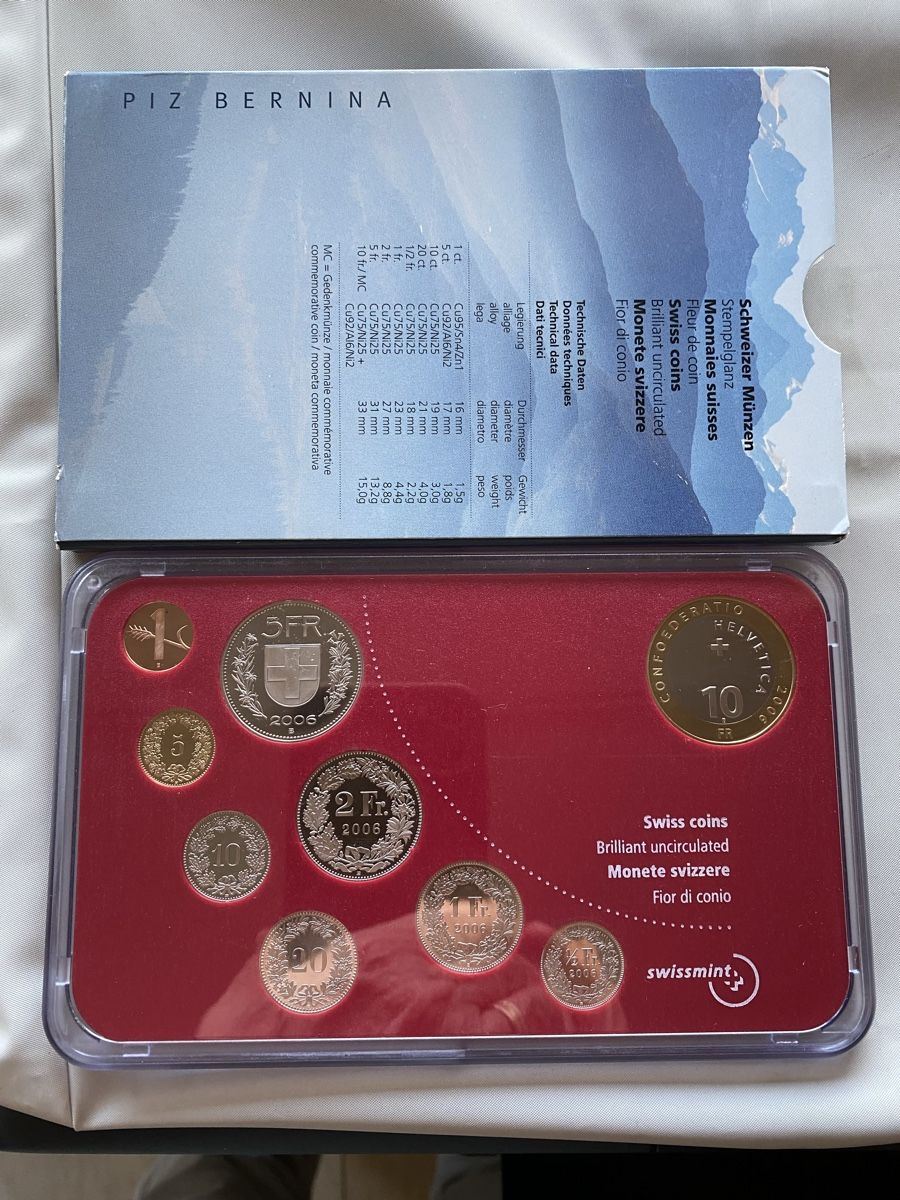 Alle Münzen: Série spéciale de monnaies suisse 2006 – Gebraucht aus Corsier-sur-Vevey von Ginoarturo 1
