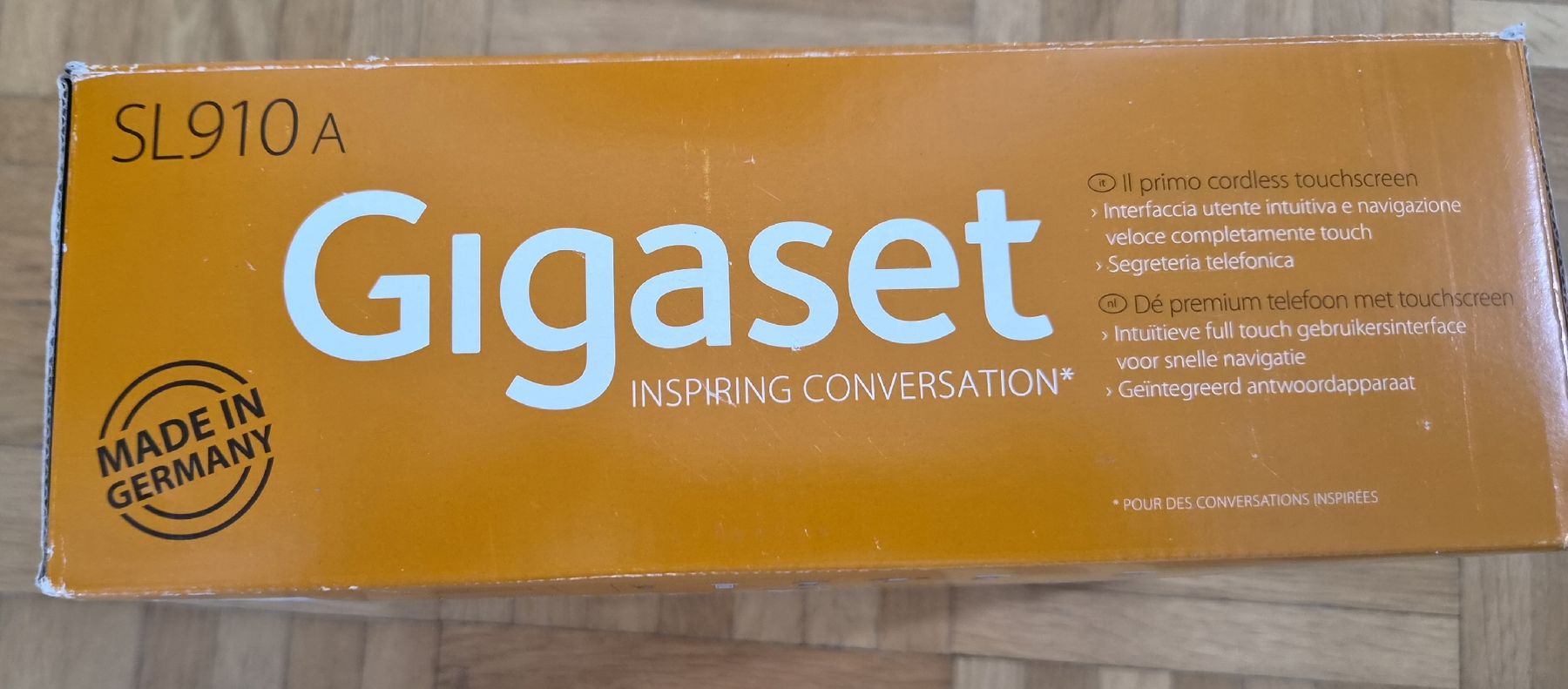 Gigaset Telefoni: Gigaset SL910A Premium DECT Telefon mit Touchscreen – Usato da Dübendorf venduto da RoboAnd 1