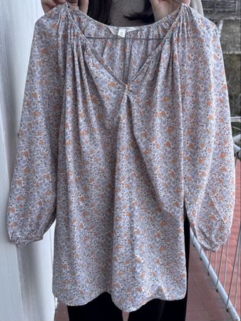 Camicia H&M taglia L con motivo floreale