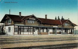 ROTKREUZ  Bahnhof ZG gel. 1914!
