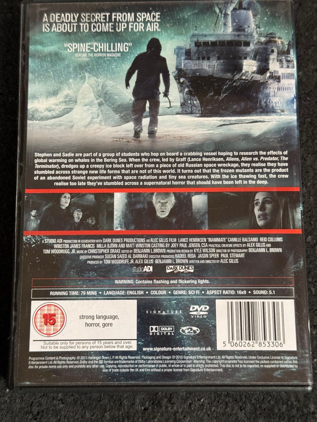 Tutti i DVDs: INANIMATE "Terror lurks ben earth the surface" Horror DVD EN – Usato da Fribourg venduto da tschjoly 1