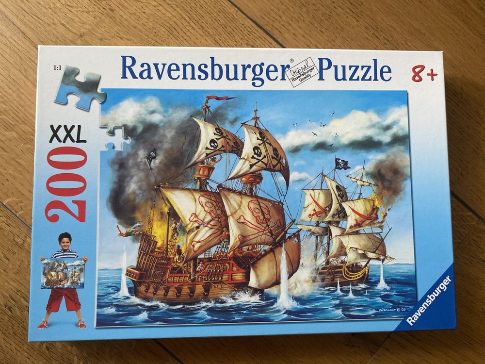Hansepuzzle Piratenschiff Puzzle – 1000 Teile, 60x46 Cm, Mit Aufbewahrungsbeutel, Für Erwachsene Und Kinder