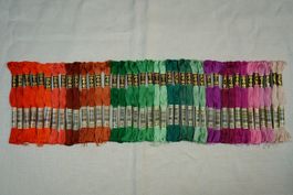 DMC Stickgarn Mouliné –  40er Pack – Sticktwist (Los A14)