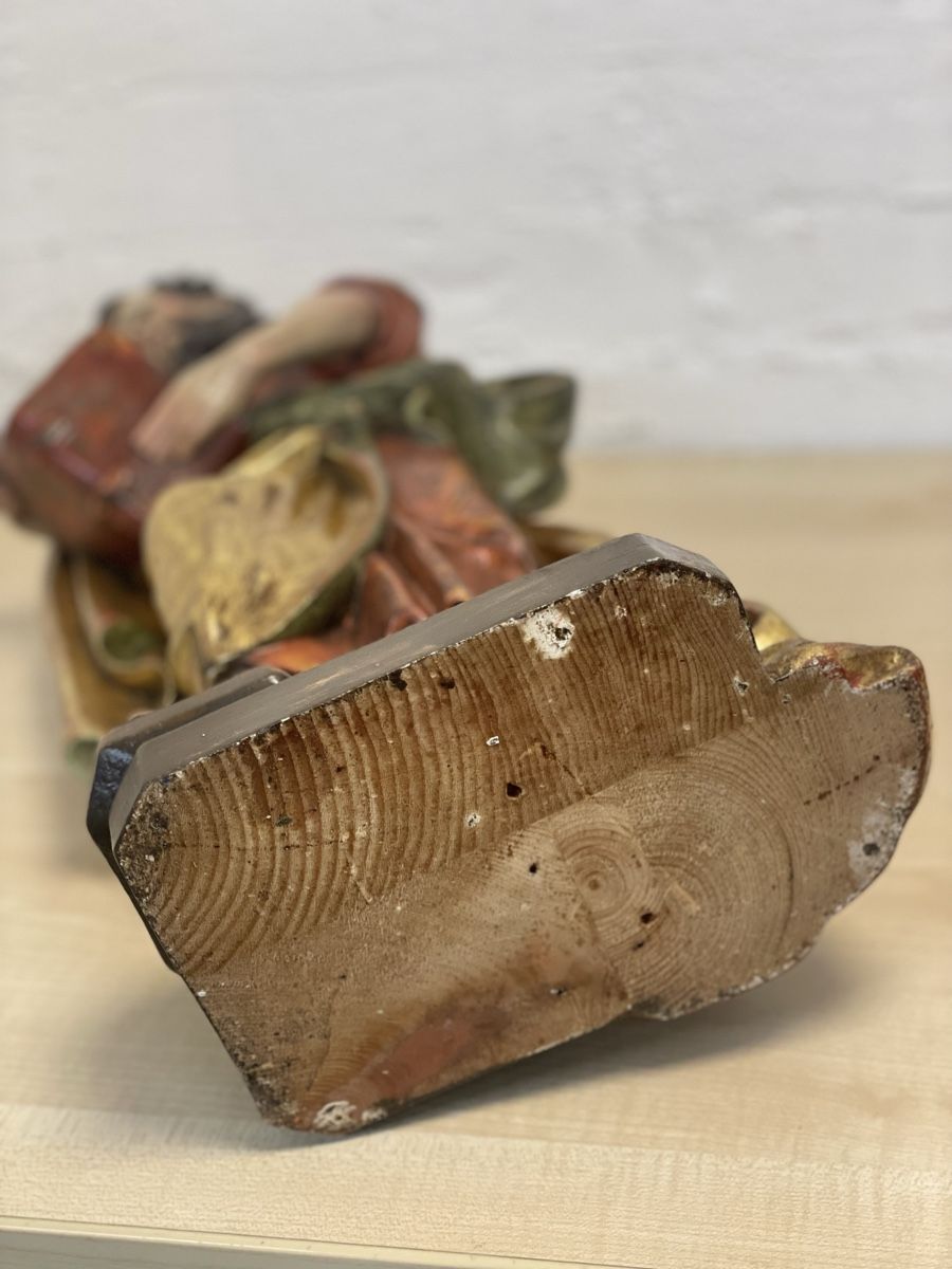 Sculture & Statue: Antike Holzfigur. Top Zustand! – Usato da Locarno venduto da Osvaldo61 9