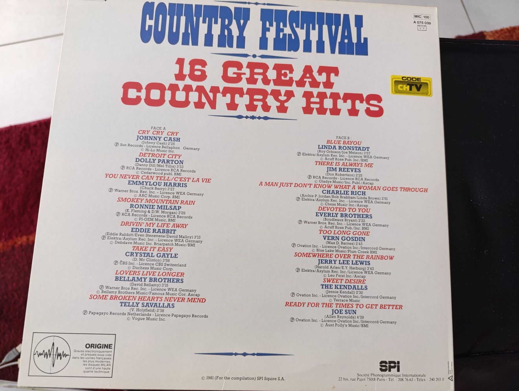 Schallplatten: Country Festival – Gebraucht aus St-Cergue von Neviana 1