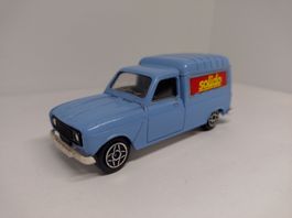 Voiture miniature Solido bleu fourgonnette Renault 4 L
