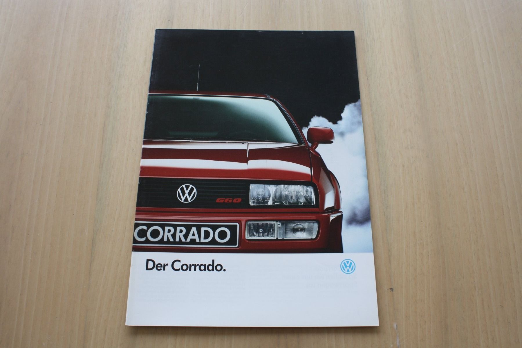 VW Documenti: VW Corrado Prospekt 1/1991 – Usato da Wikon venduto da erwin400