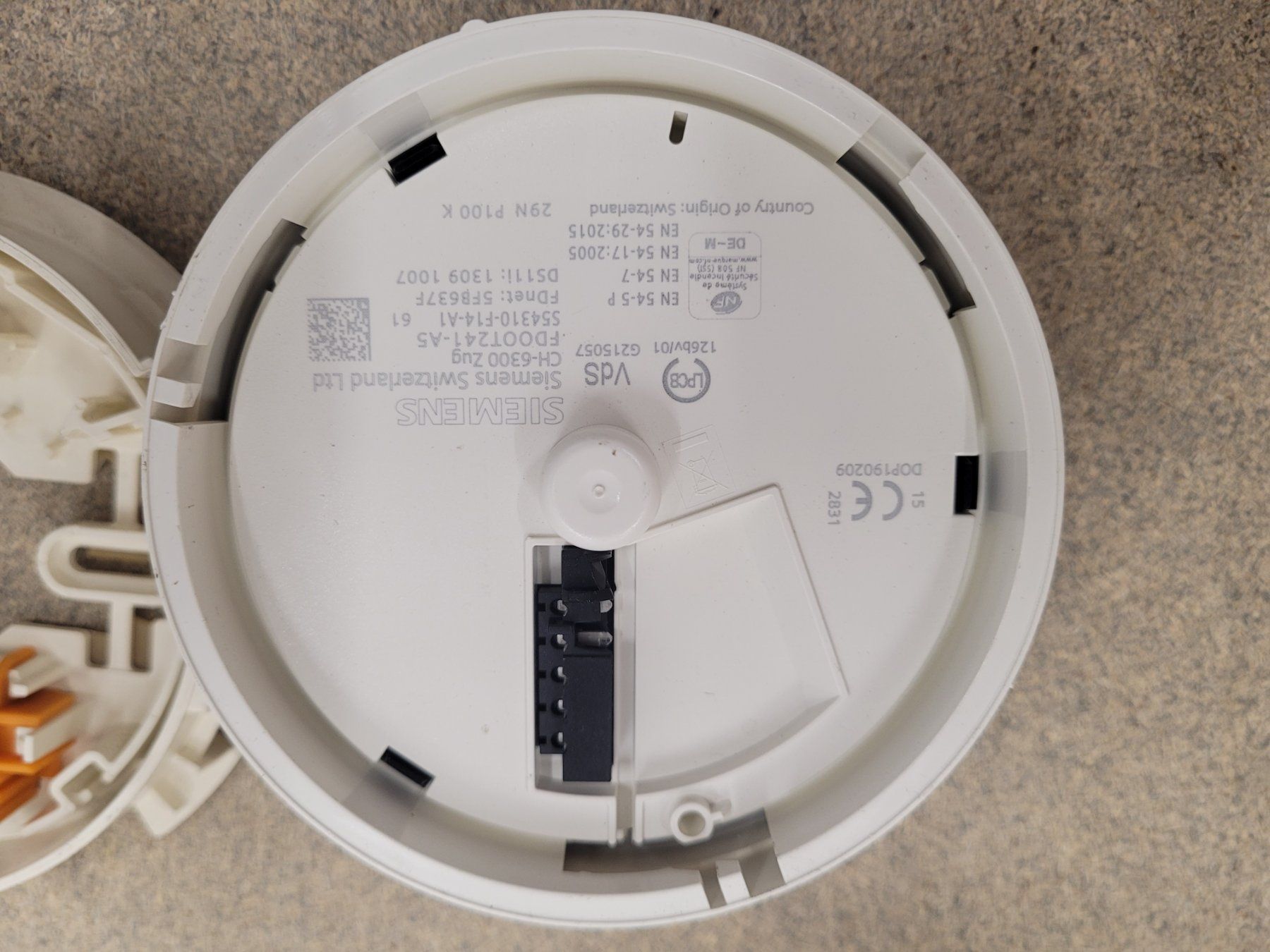 Siemens Alarmanlagen: Siemens Rauchmelder mit Sockel – Gebraucht aus Vitznau von Vitznau84 3