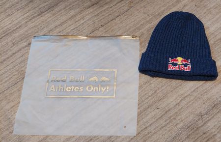 red bull athletes only beanie