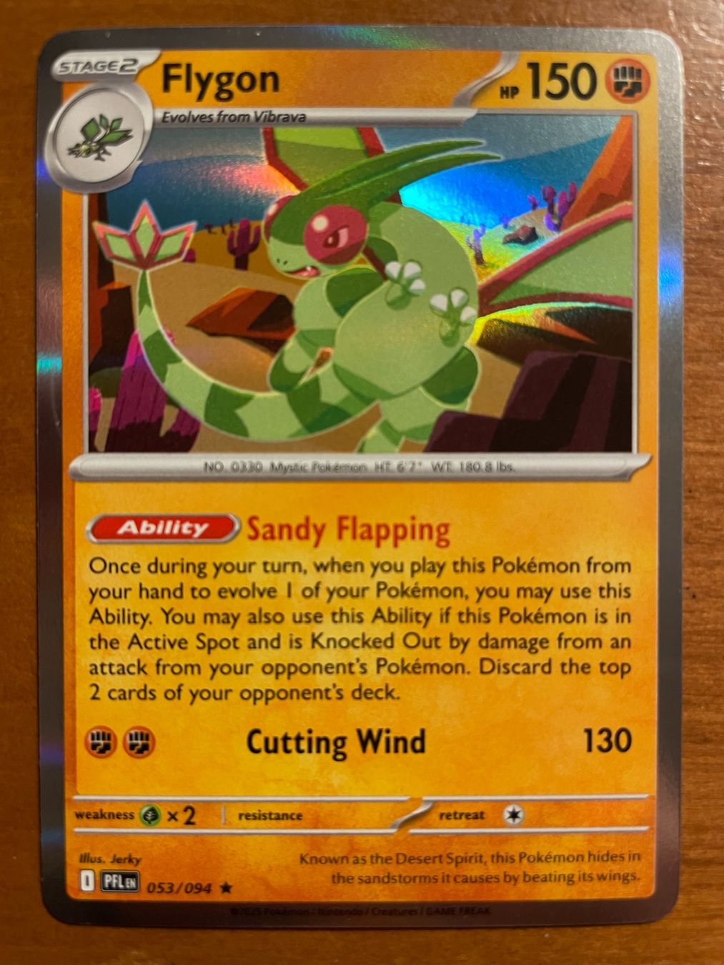 Pokémon Carte collezionabili: Pokemon Flygon Holo (Versand gratis) – Nuovo (secondo la descrizione) da Chur venduto da Angerson