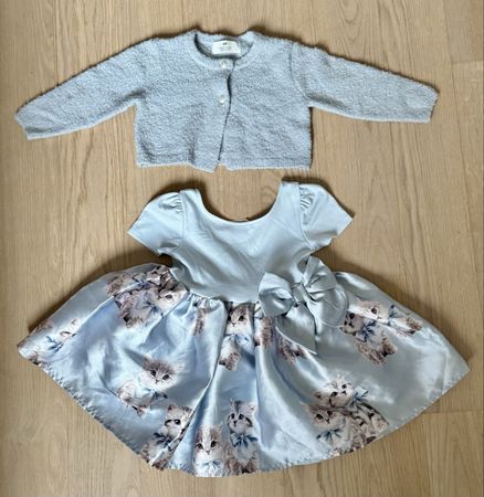Festliches Set, Gr. 92, Kleid mit Jäckli
