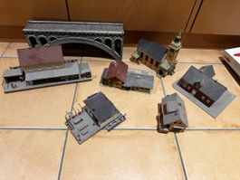 Sehr schöne H0 Häuser, Kirche usw. ab 19.-