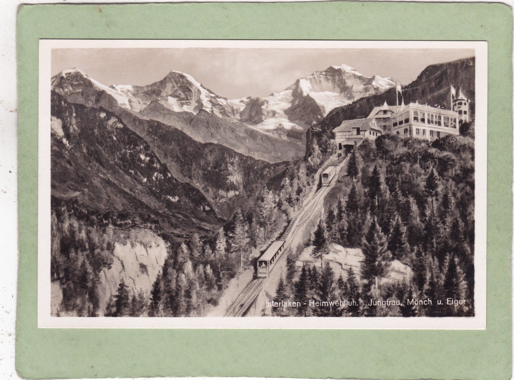 Ansichtskarten: Interlaken Heimwehfluh – Gebraucht aus Herisau von Lisegrat2008