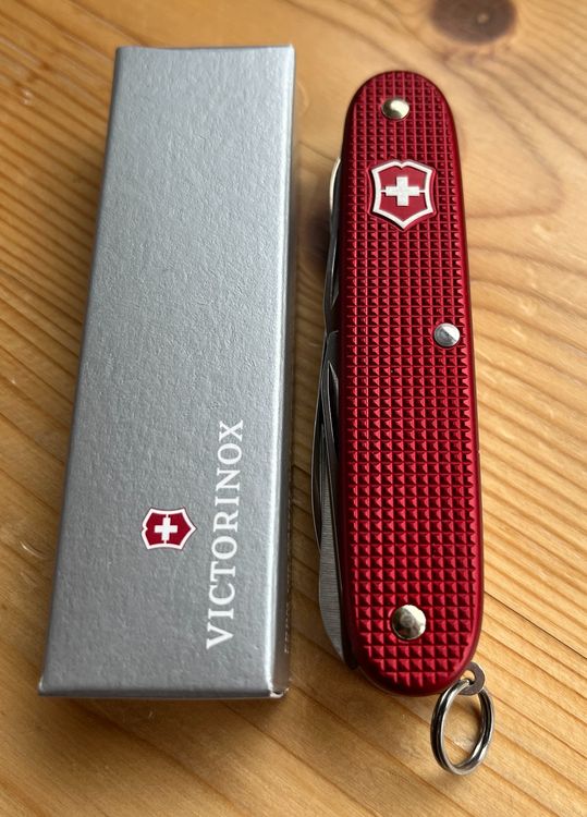 Farmer X rot Victorinox mit Schere Alox Sammlermesser red