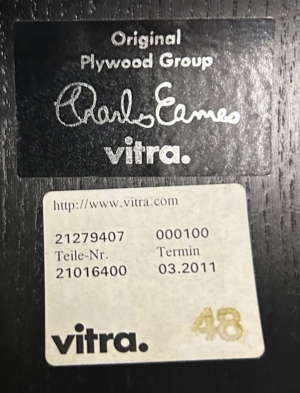 Vitra Sessel: Eames LCM Fell s/w – Gebraucht aus Bolligen von ursn2007 3