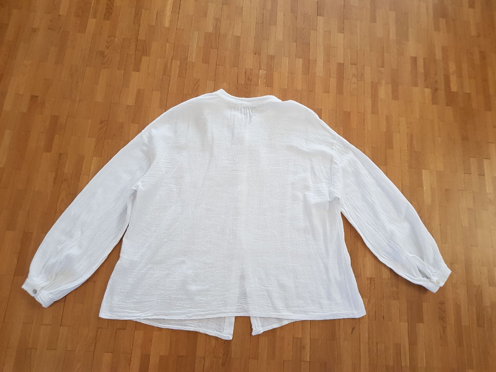 Camicette: Blouse Kattard blanc, coton et lin, Taille 40/42. – Nuovo (secondo la descrizione) da Veyrier venduto da sosozizou 5